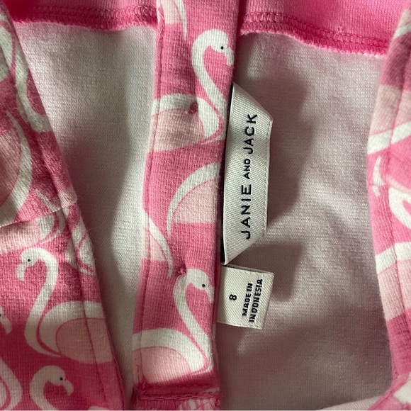 Janie and Jack Pink Flamingo Top - Picture 3 of 4